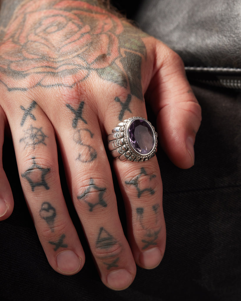 Large Feather Setting Ring