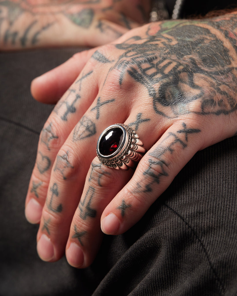 Large Feather Setting Ring