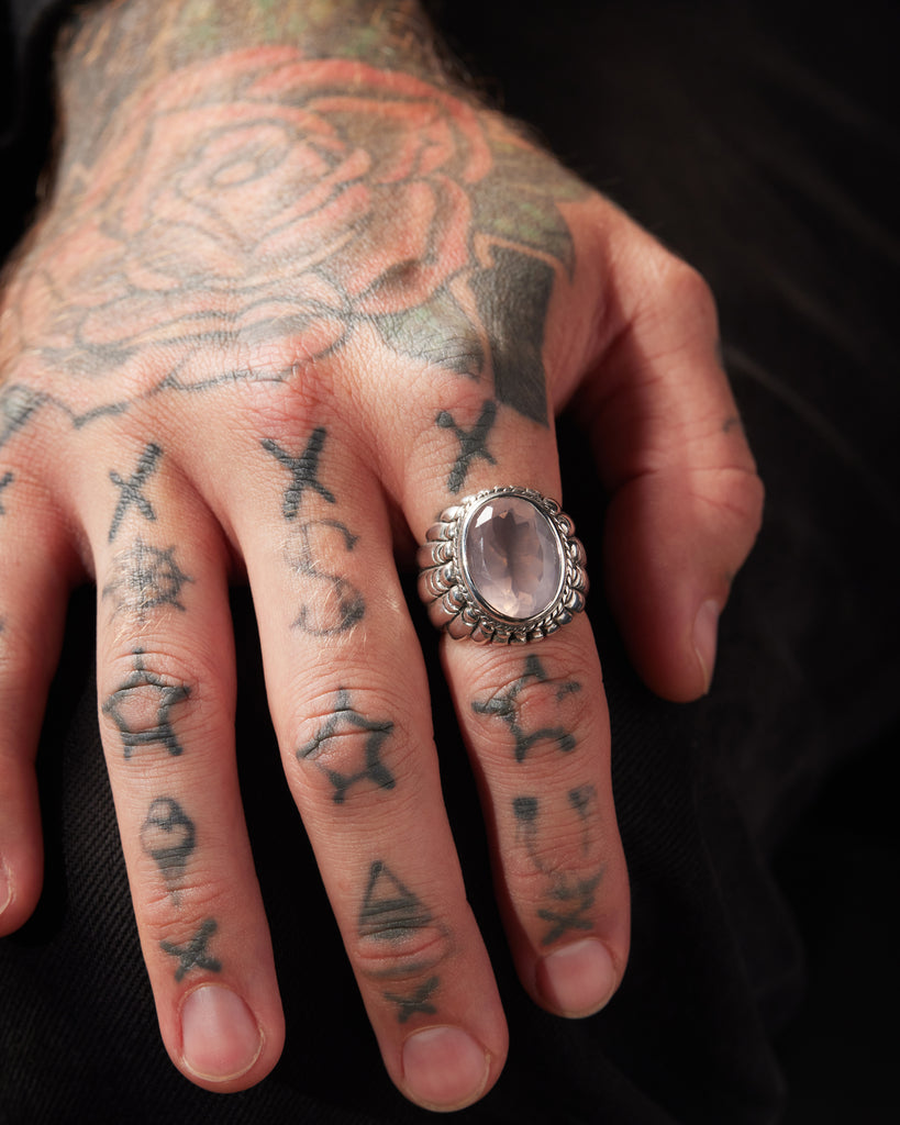 Large Feather Setting Ring