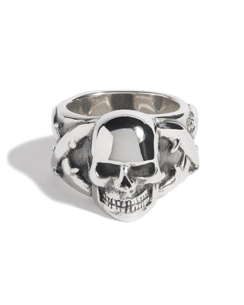 Large Skull and Thorns Ring – The Great Frog London
