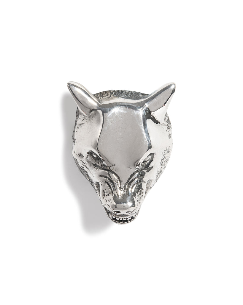 Large Wolf Head Pendant