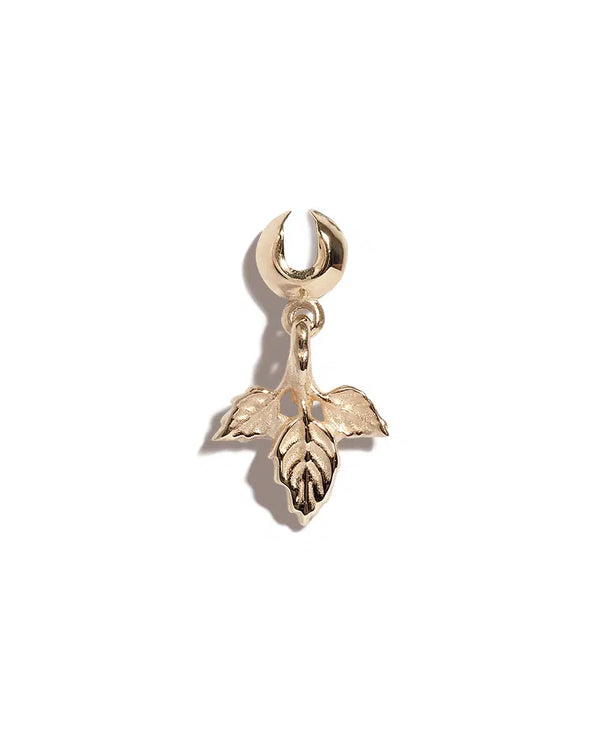 Solid 9ct Gold Sammi Leaf Charm