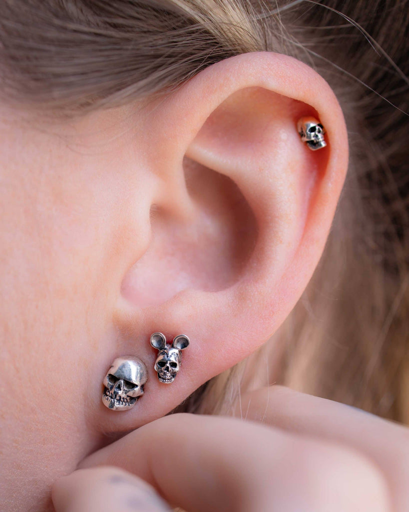 Micro Michael Rodent Studs (Pair)