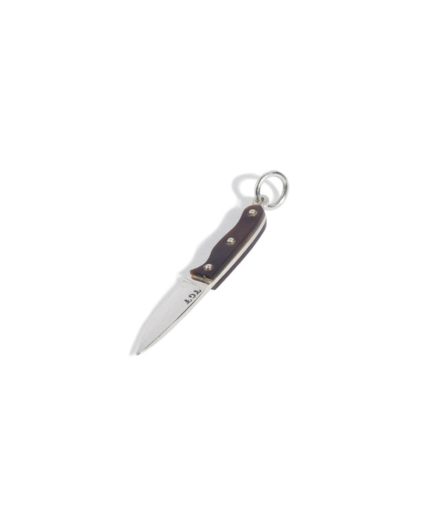 Black Mother of Pearl Knife Pendant