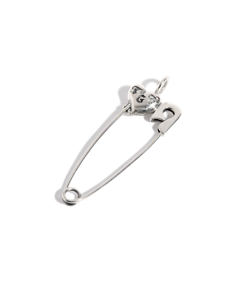 TGF x Emily Malice Heart Safety Pin Pendant & Chain