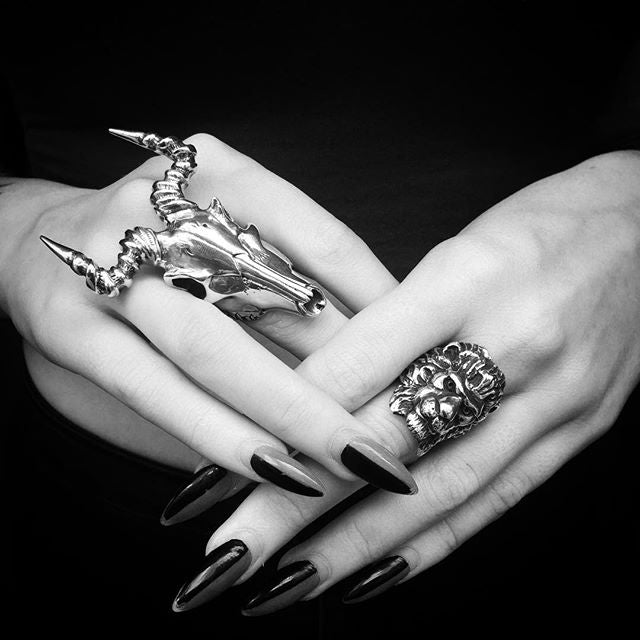 Medium Kudu Skull Ring