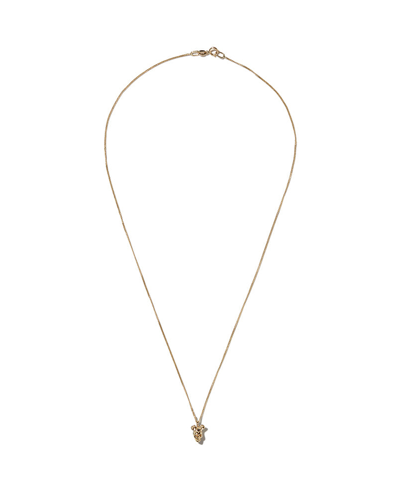 Solid 18ct Gold Micro Michael Rodent Pendant and Chain