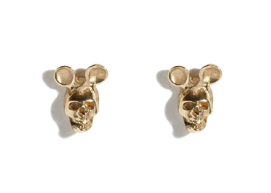 9ct Gold Micro Michael Rodent Stud (not pair)