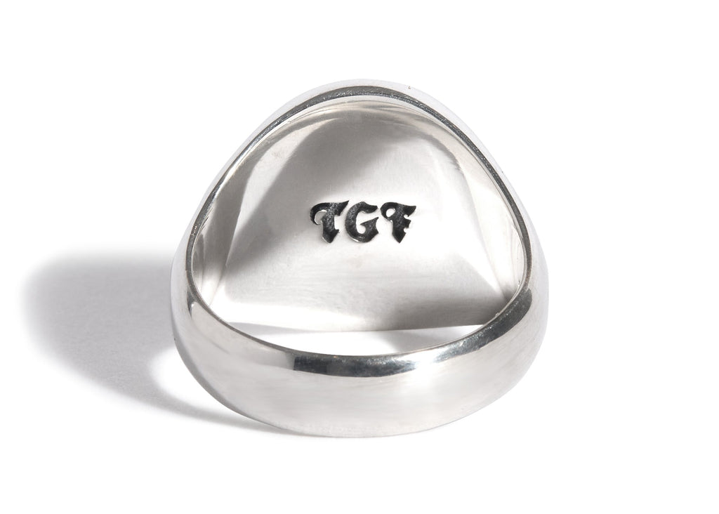 Small Moon Signet Ring