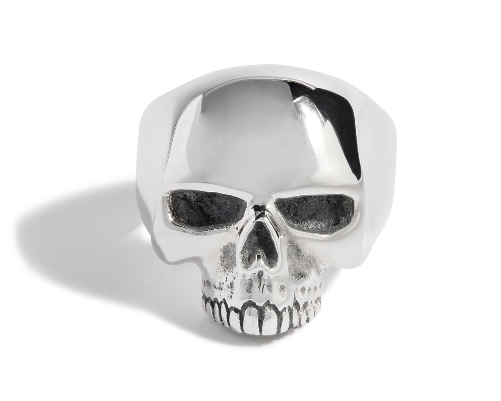 New Skool Skull Ring
