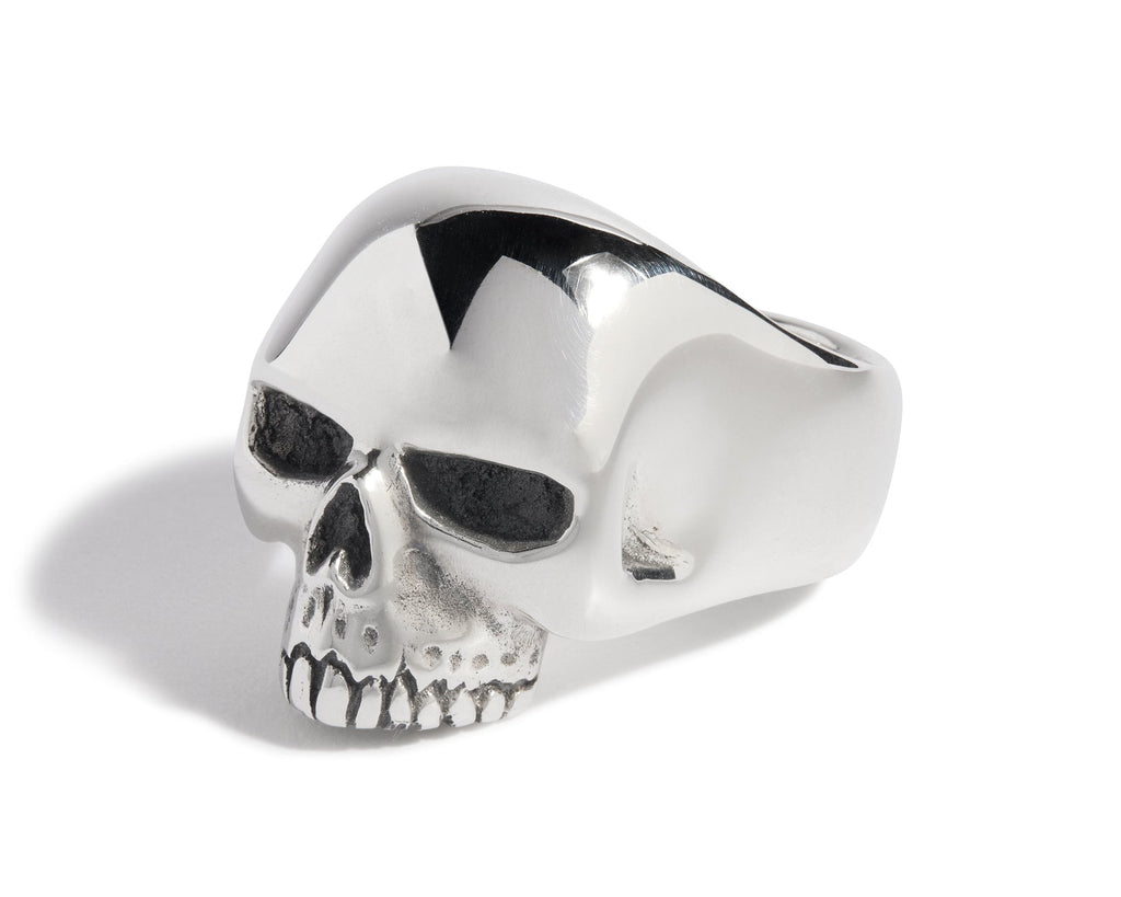 New Skool Skull Ring