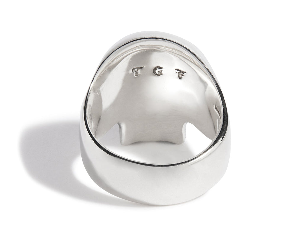 New Skool Skull Ring