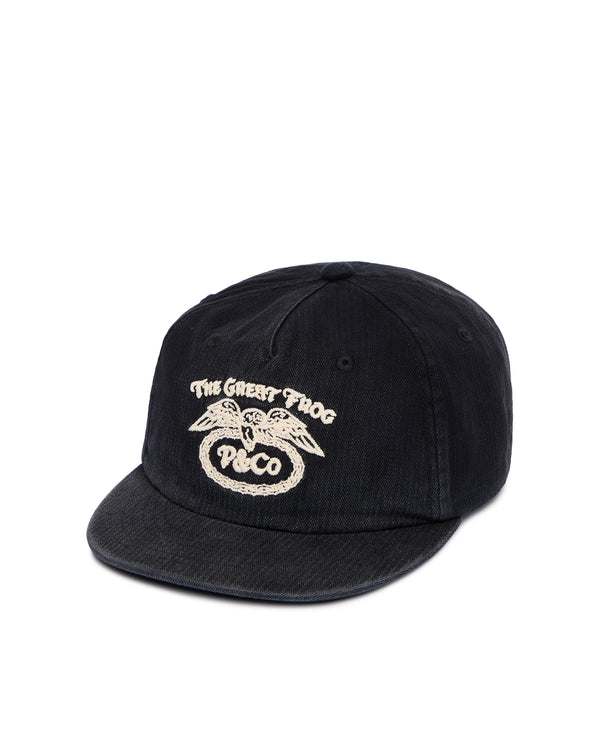 TGF x P&Co Washed Black Cap