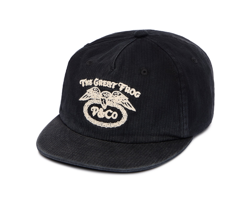 TGF x P&Co Washed Black Cap