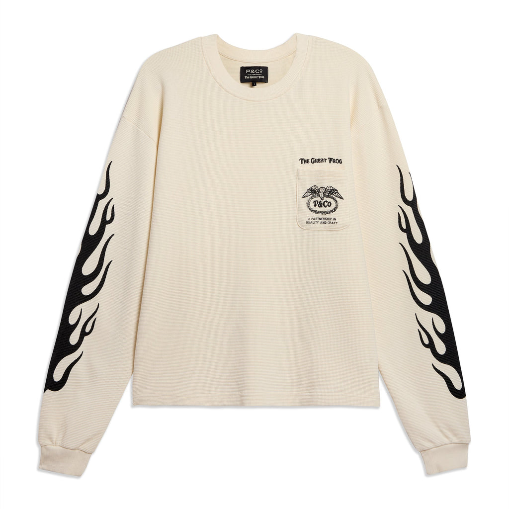 TGF x P&Co Waffle Boxy Long Sleeve