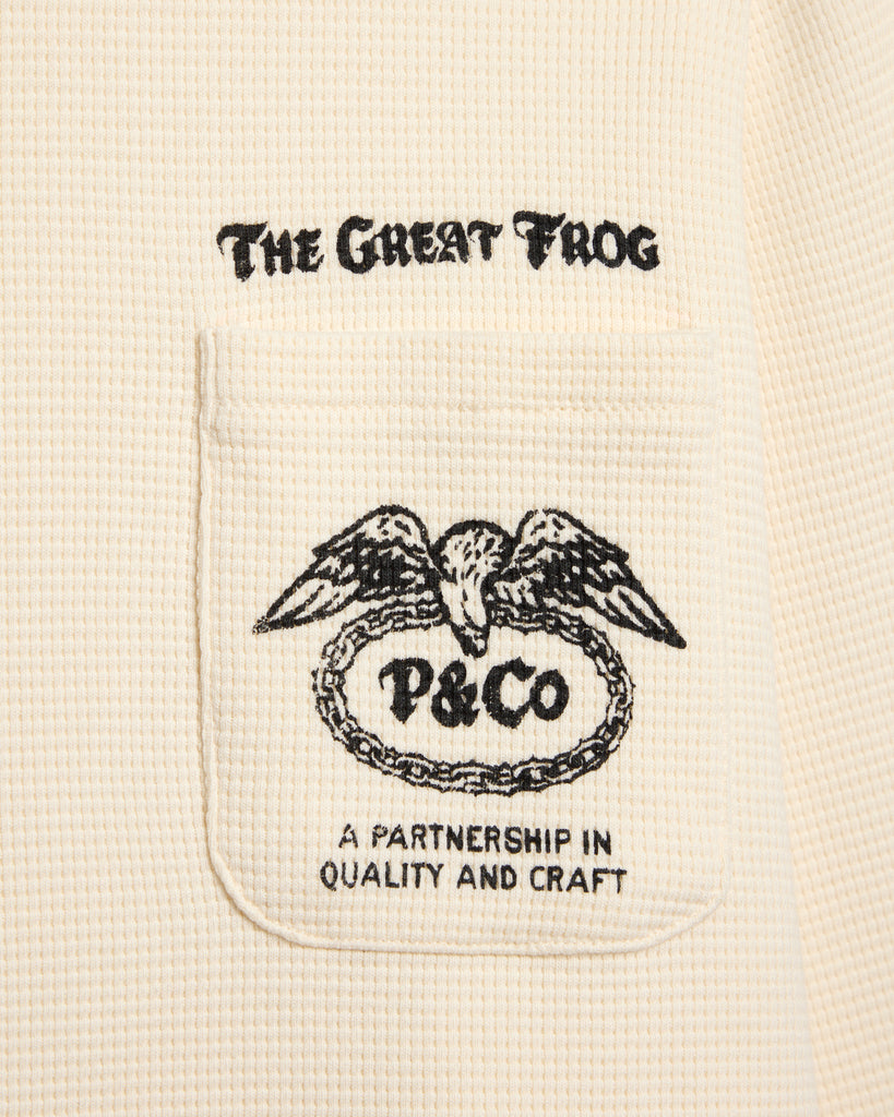 TGF x P&Co Waffle Boxy Long Sleeve