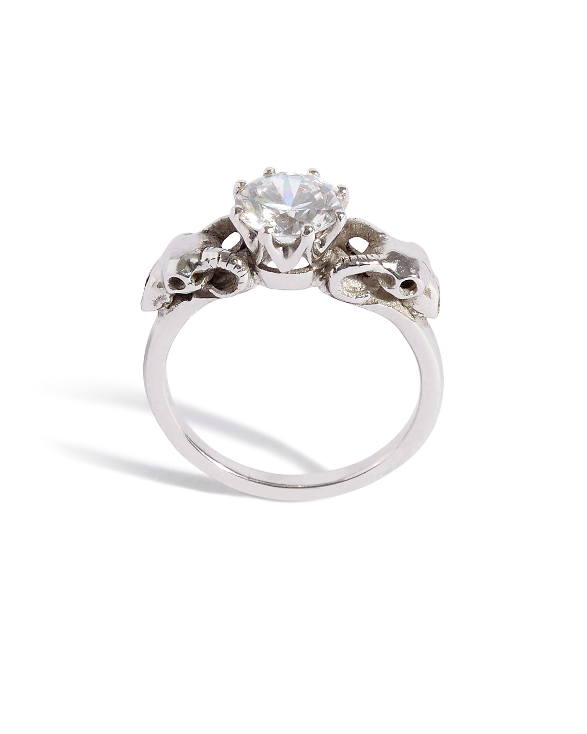 Pan's Bride Engagement Ring with a Natural White Diamond – The Great ...