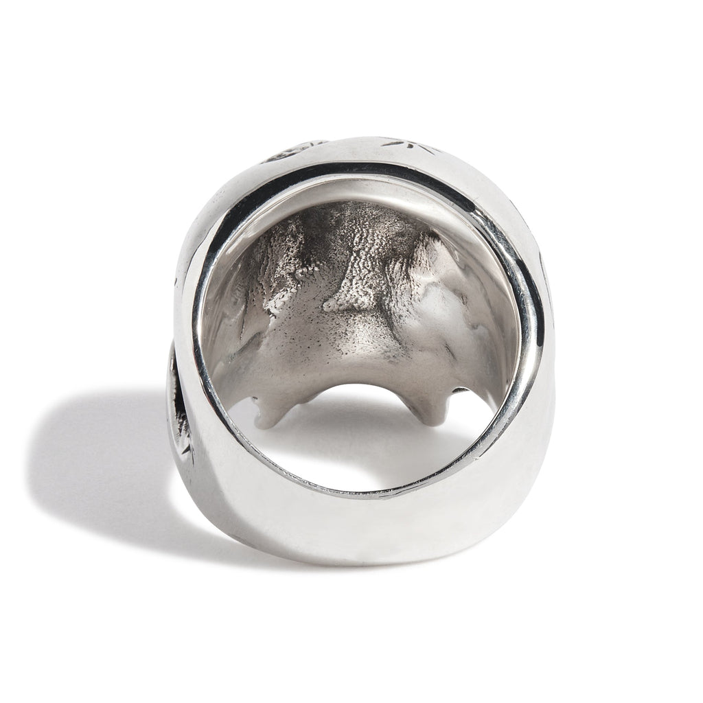 Pray For Me Skull Ring