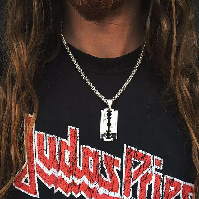 Razor Blade Pendant