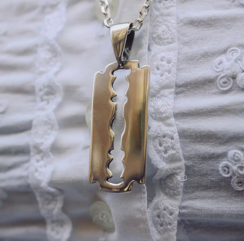 Razor Blade Pendant