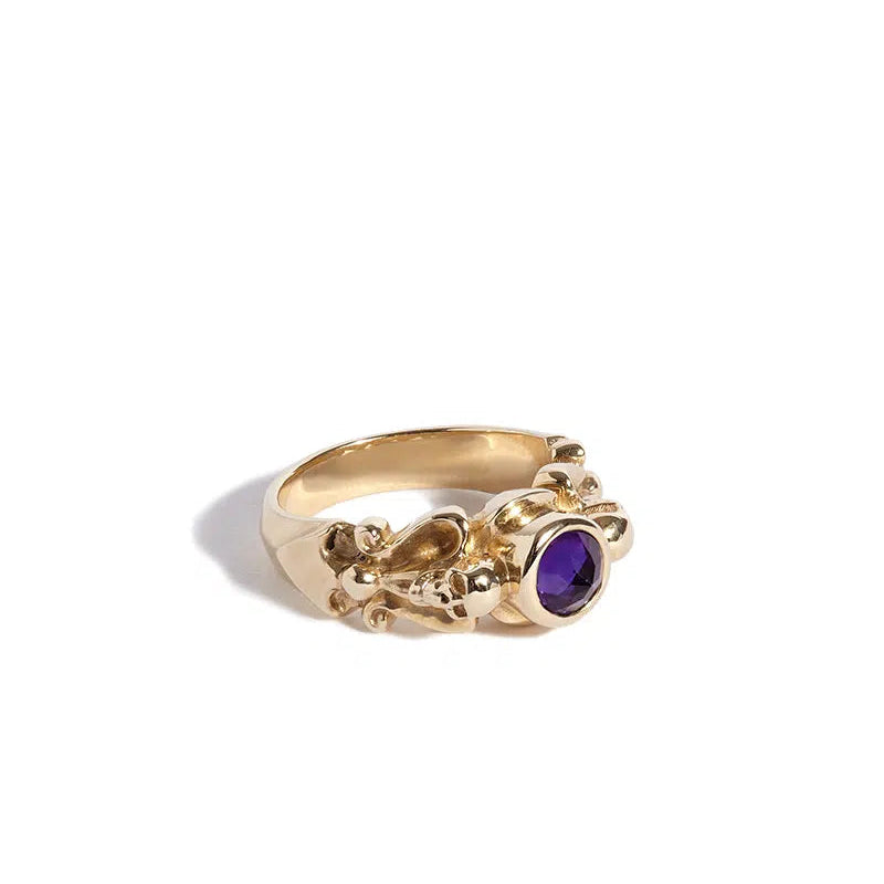 Solid Gold Chatelaine Ring