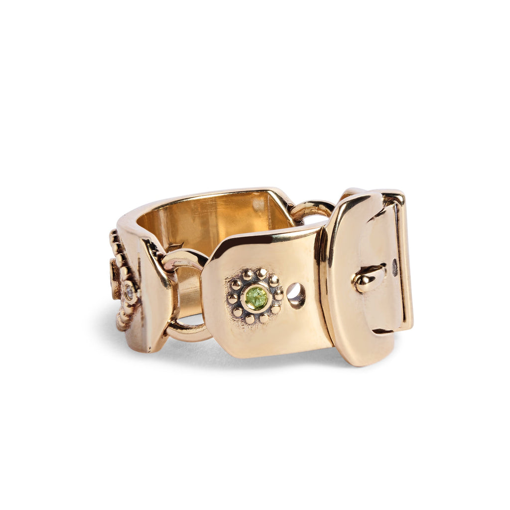 Sammi x TGF 9ct Gold 'Dolly' Ring with Precious Stones