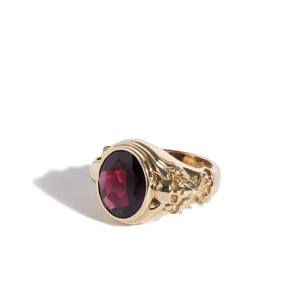 Solid Gold Chalice Ring