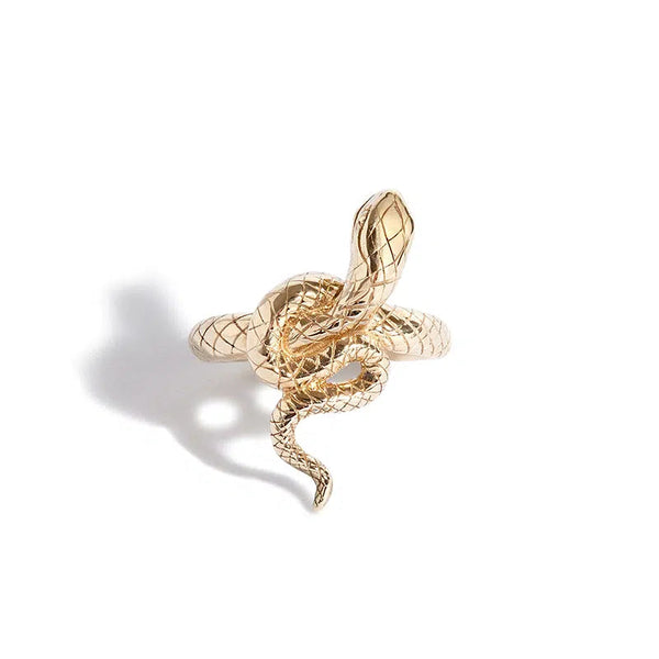 Solid Gold Serpent Ring