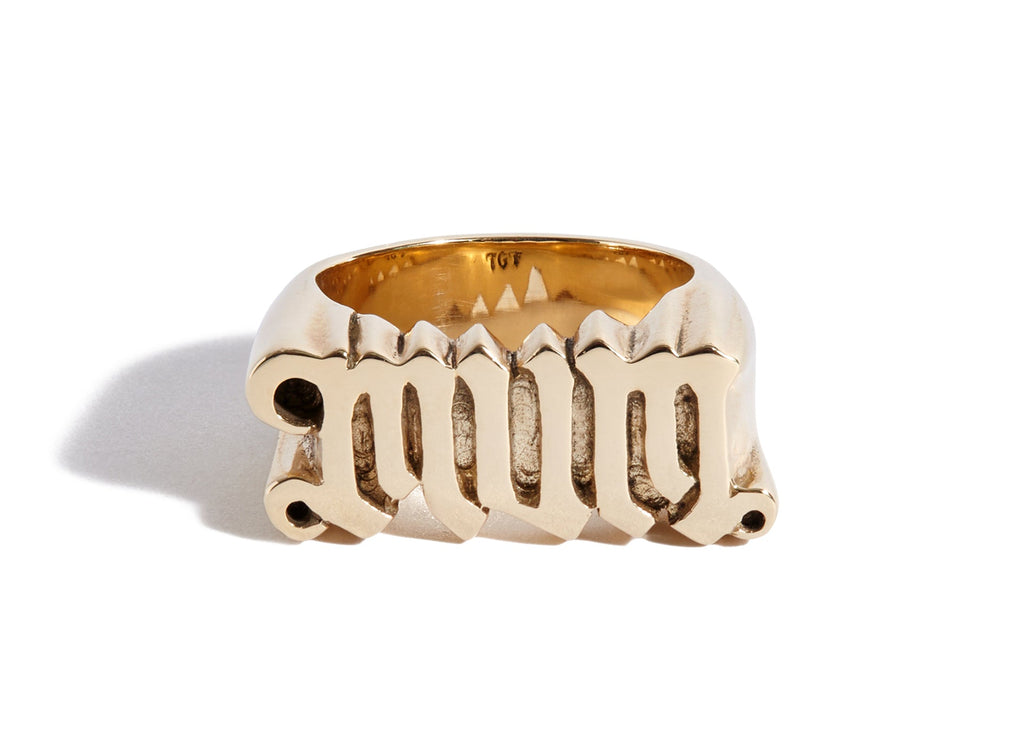 Solid 9ct Gold Mum Ring