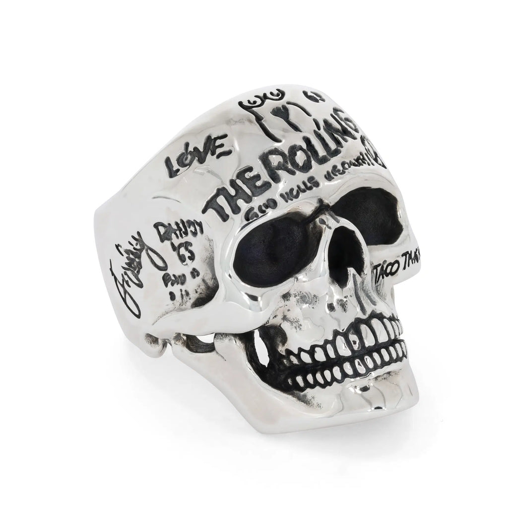 Rolling Stones Beggars Banquet Defaced Skull