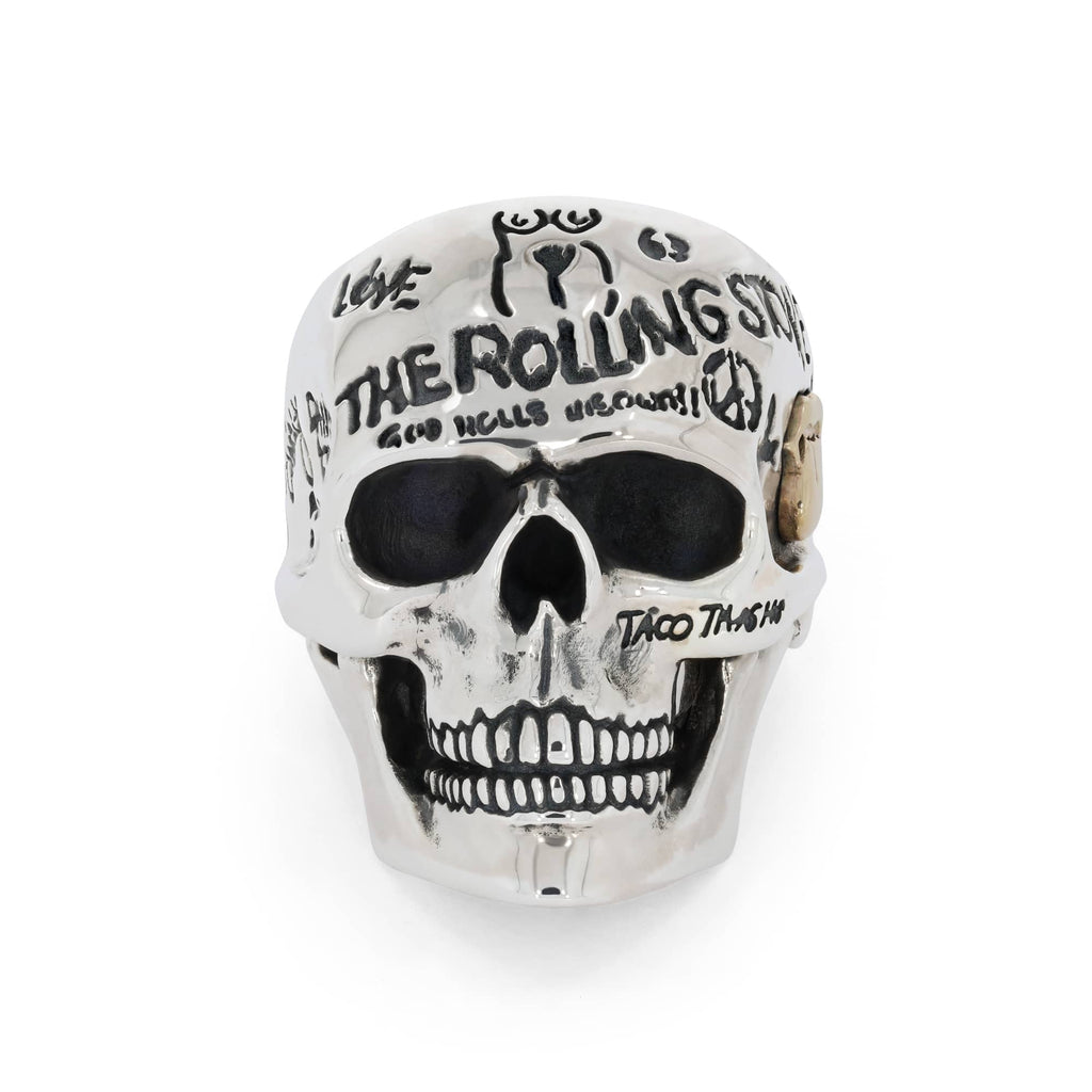 Rolling Stones Beggars Banquet Defaced Skull