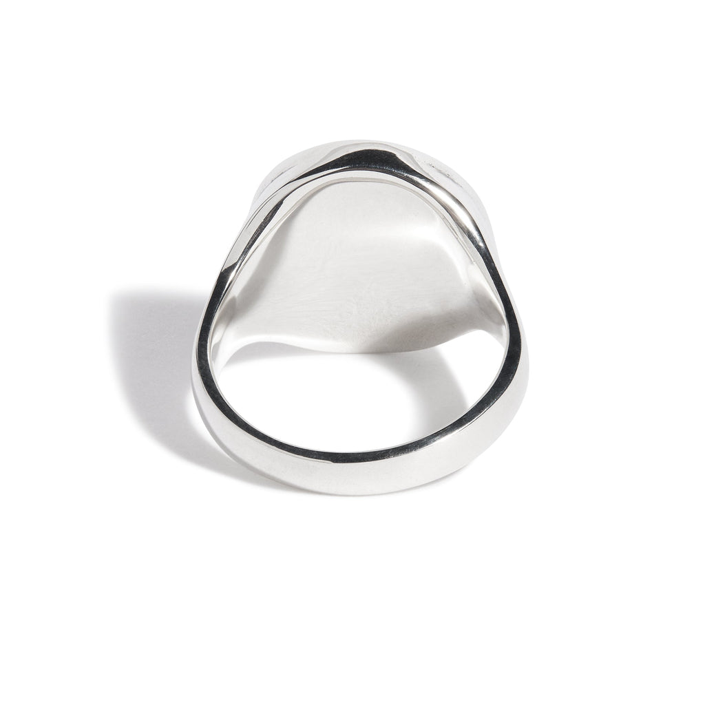 Round Ace With Enamel Ring