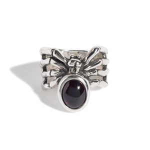 Spider Ring with Gem
