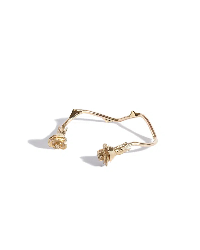 Sammi 'The Rose Amongst Thorns' 9ct Gold Bracelet