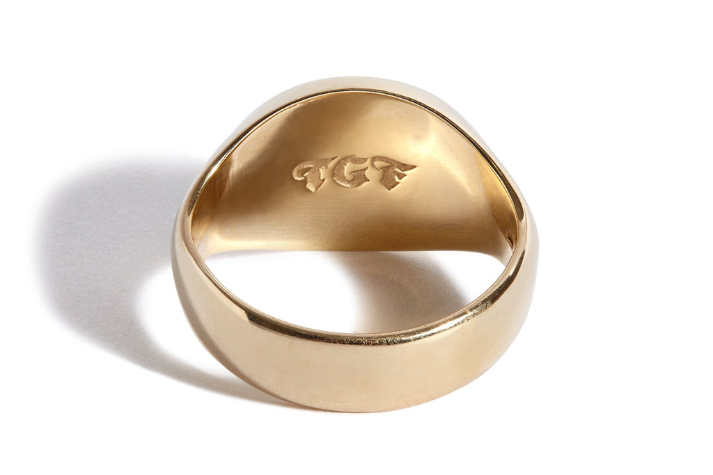 Solid 9ct Gold Sammi x TGF Rose Signet Ring