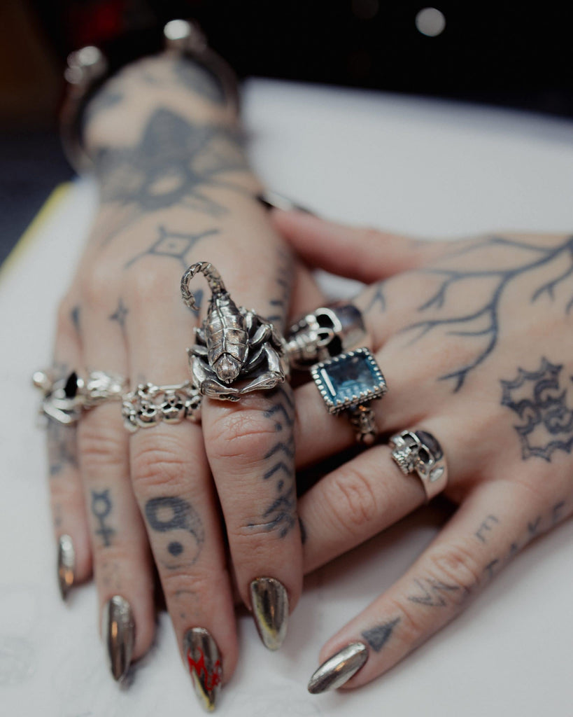 TGF x Emily Malice Scorpion Ring