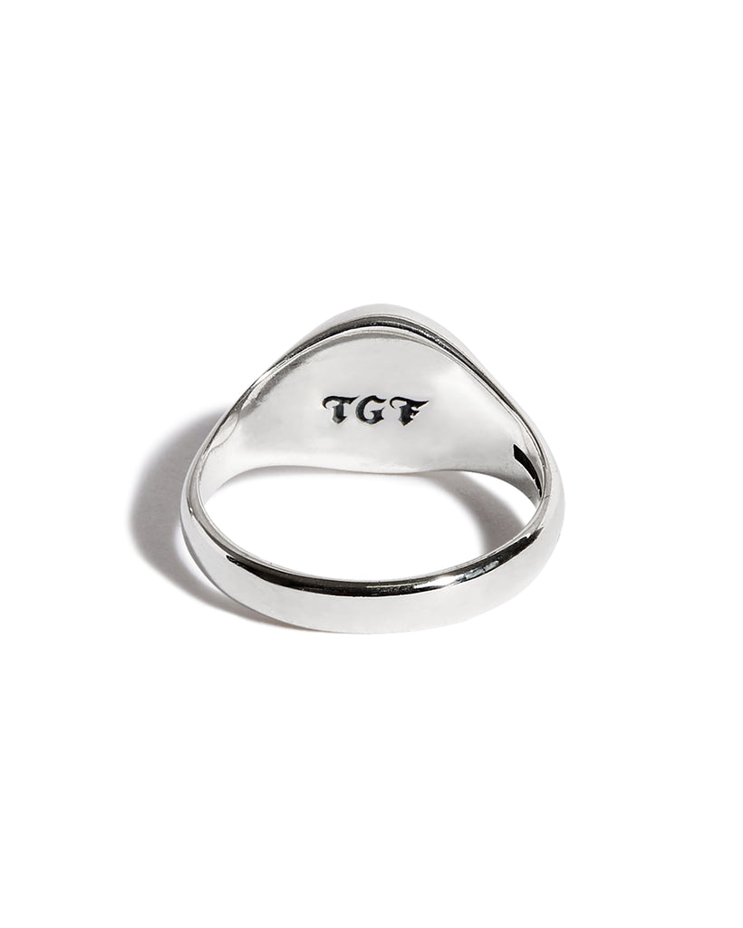 Engraved Small Signet Ring