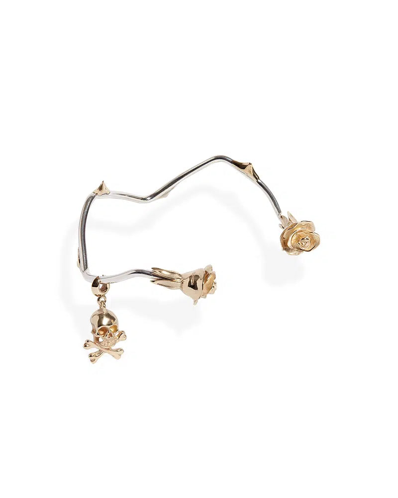 Solid 9ct Gold Sammi Skull and Crossbones Charm