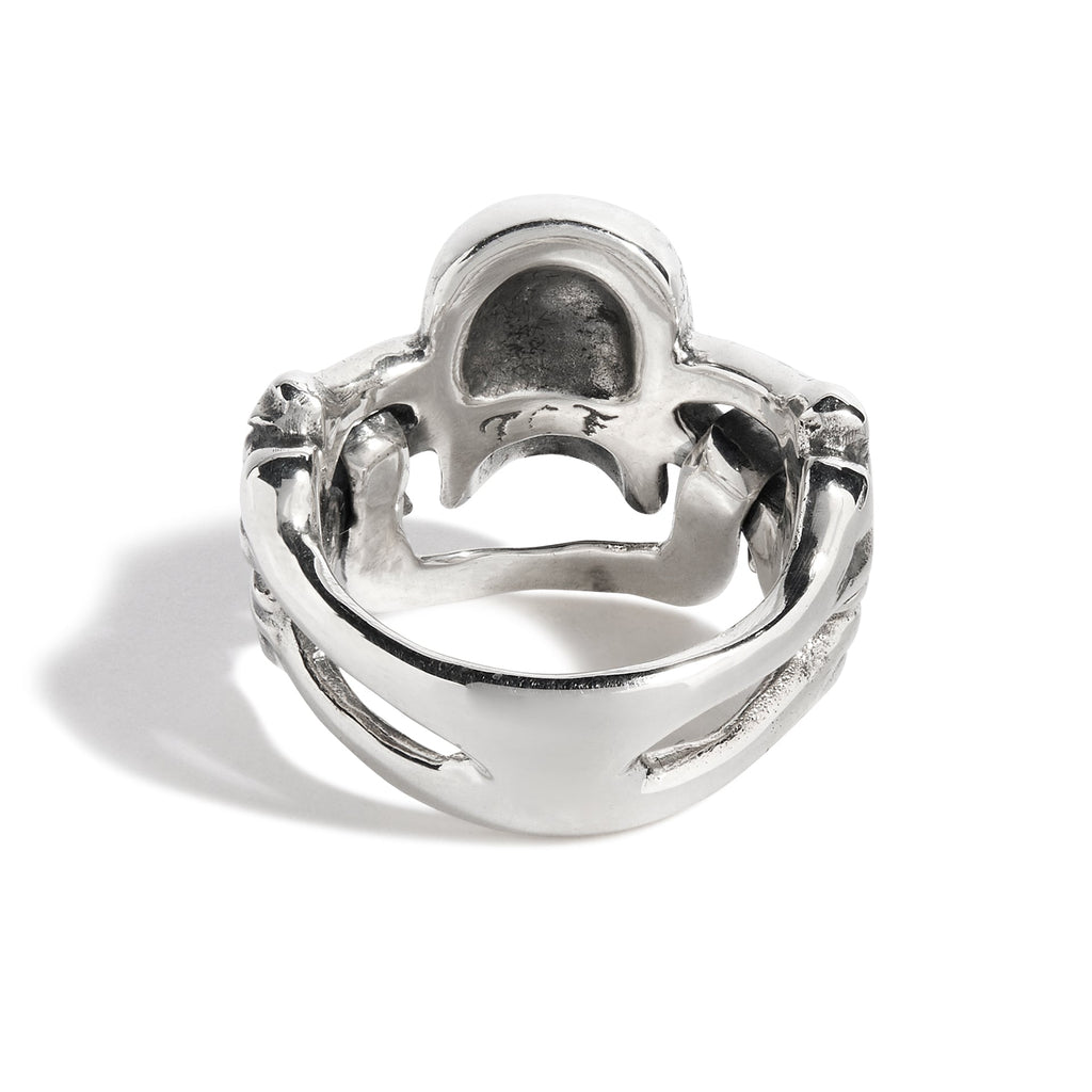 Skull & Crossbones with Banner Ring
