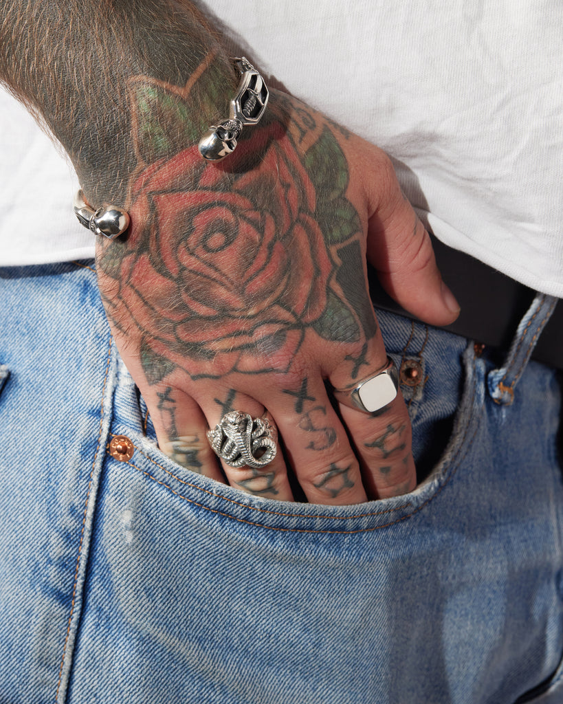 Skull & Dagger Bangle