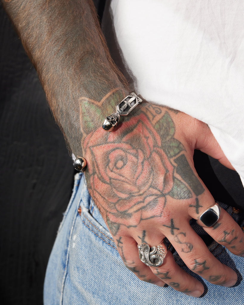 Skull & Dagger Bangle