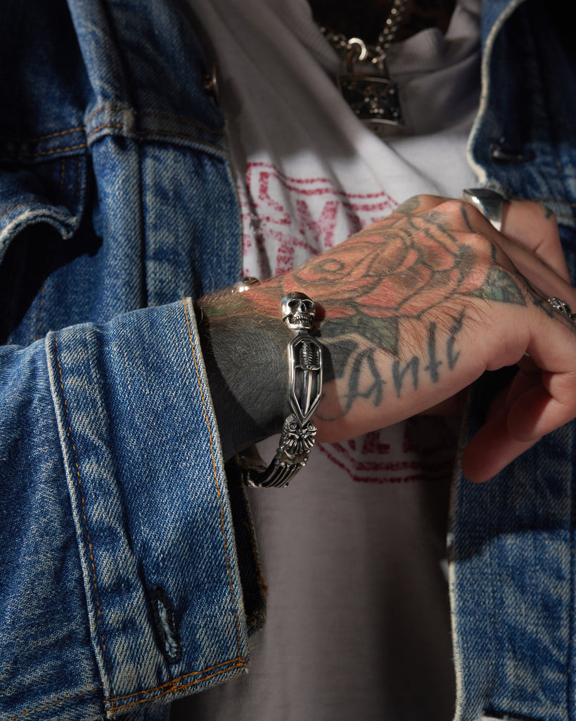 Skull & Dagger Bangle