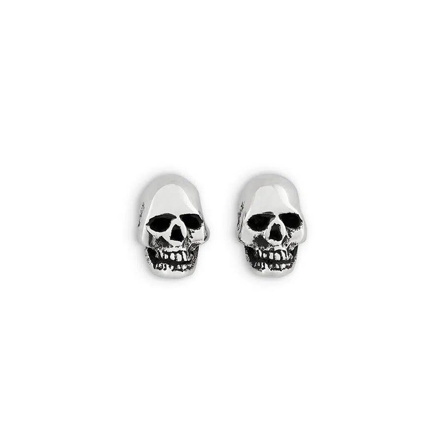 Small Anatomical Skull Studs (Pair)
