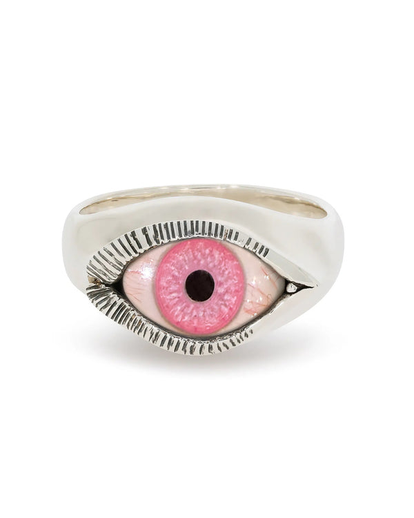 Small Pink Eye Ring