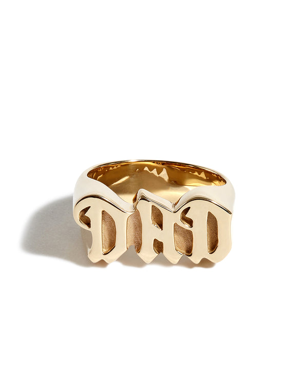 Solid 9ct Gold Dad Ring
