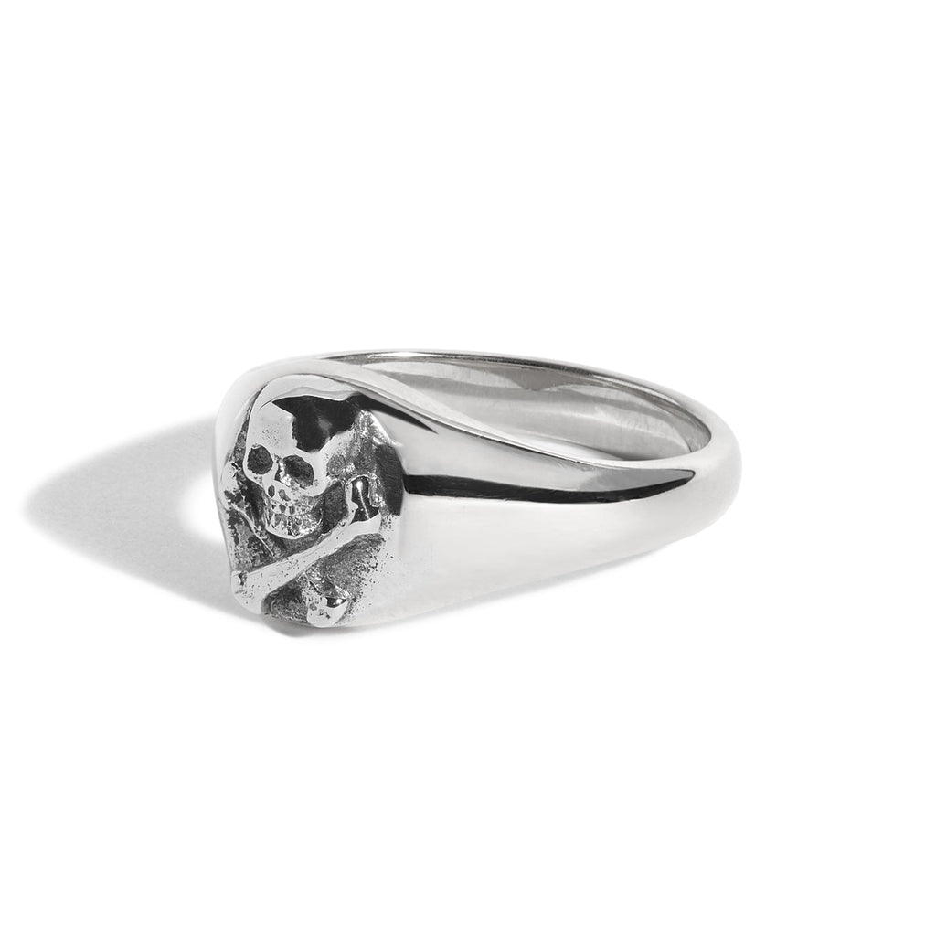 Small Skull & Crossbones Signet Ring