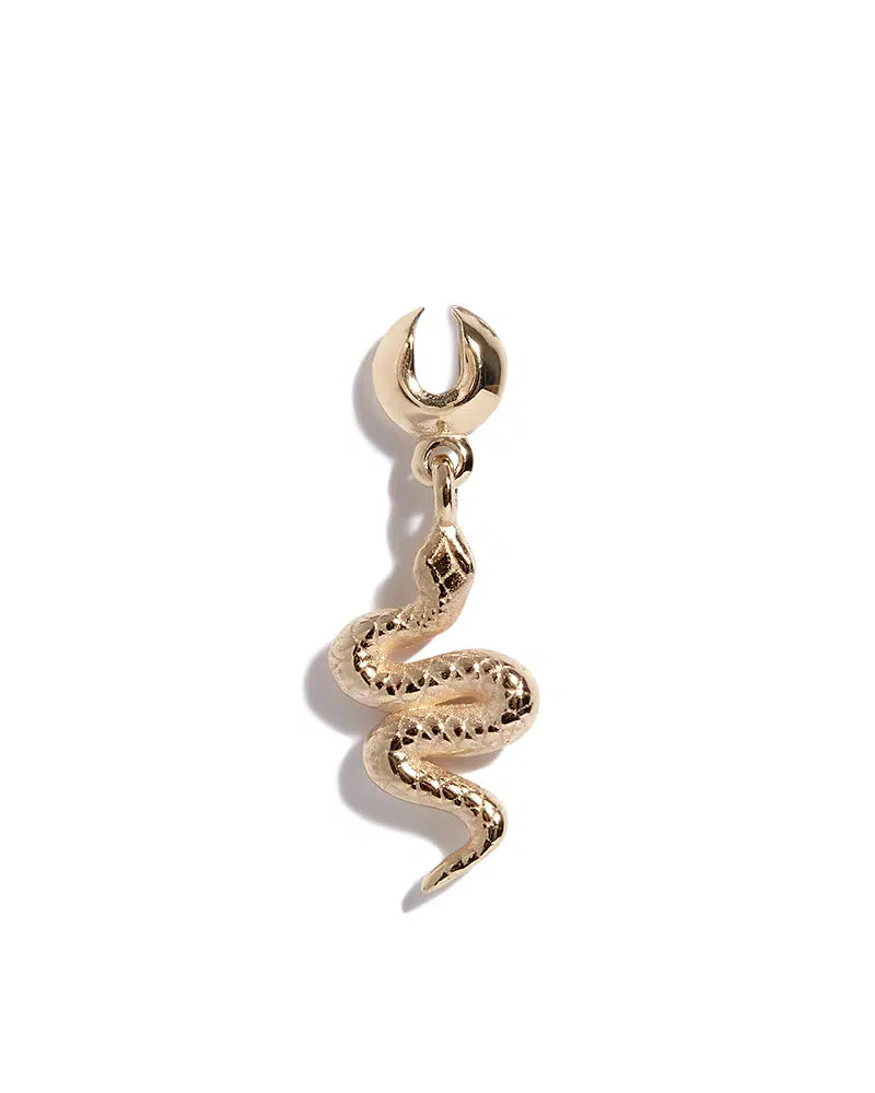 Solid 9ct Gold Sammi Snake Charm