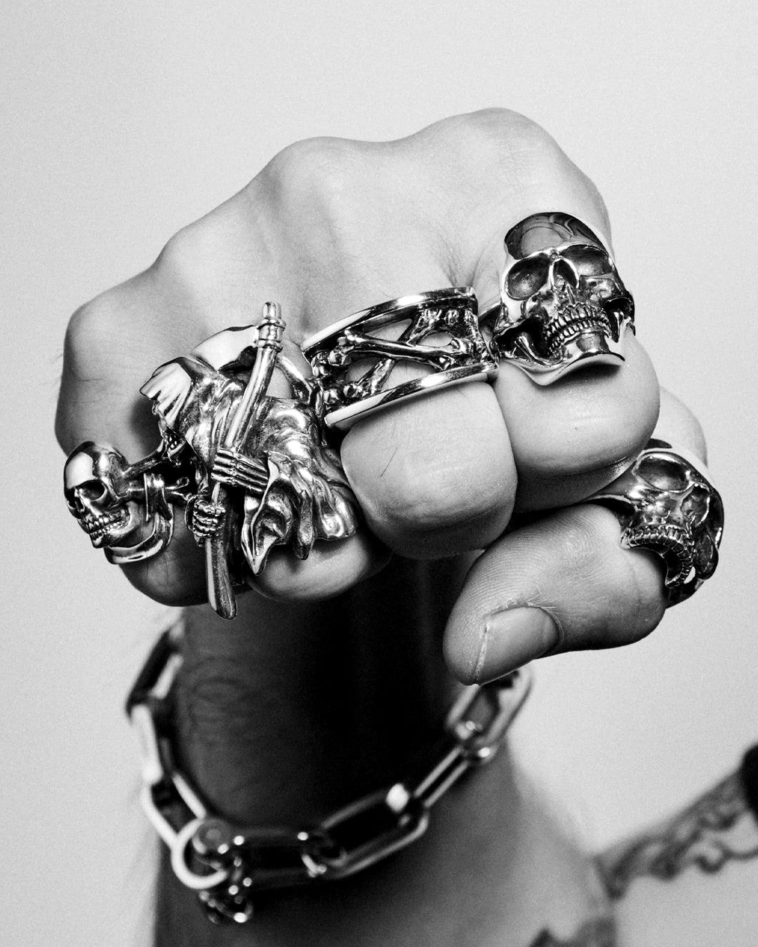 the great frog Large Skull Cuff スカルバングル Large Skull