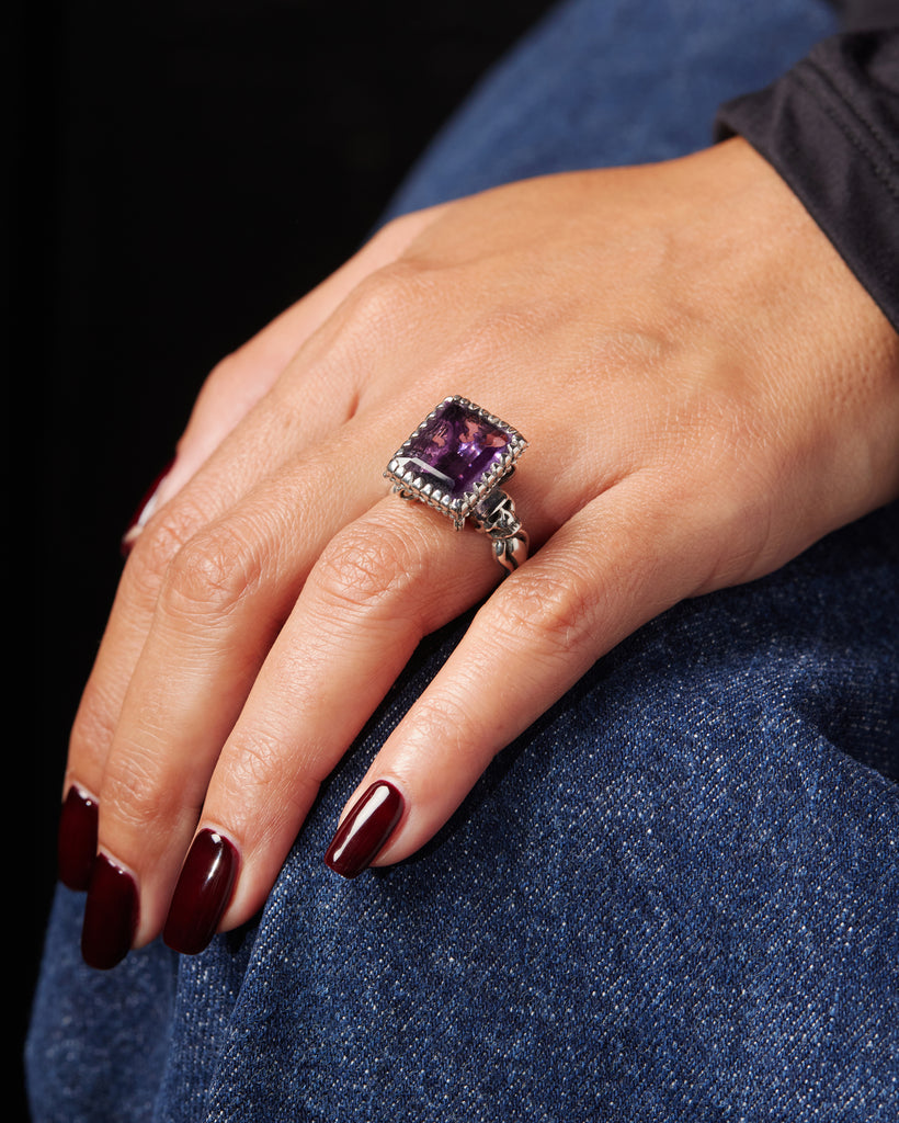 Square Gem Ring