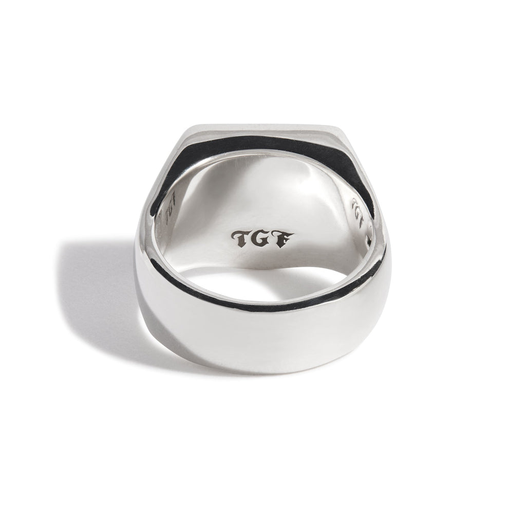 Sweet Leaf Shield Ring (18ct Gold Leaf)